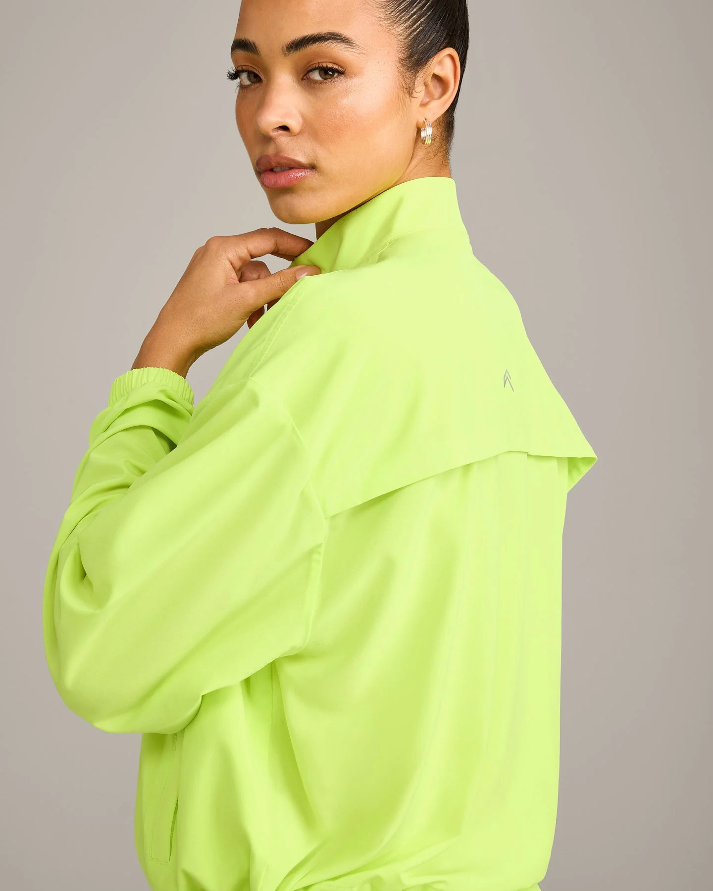 AirMove™ Jacket with Reflective Logo | Citrus Green - Image 4
