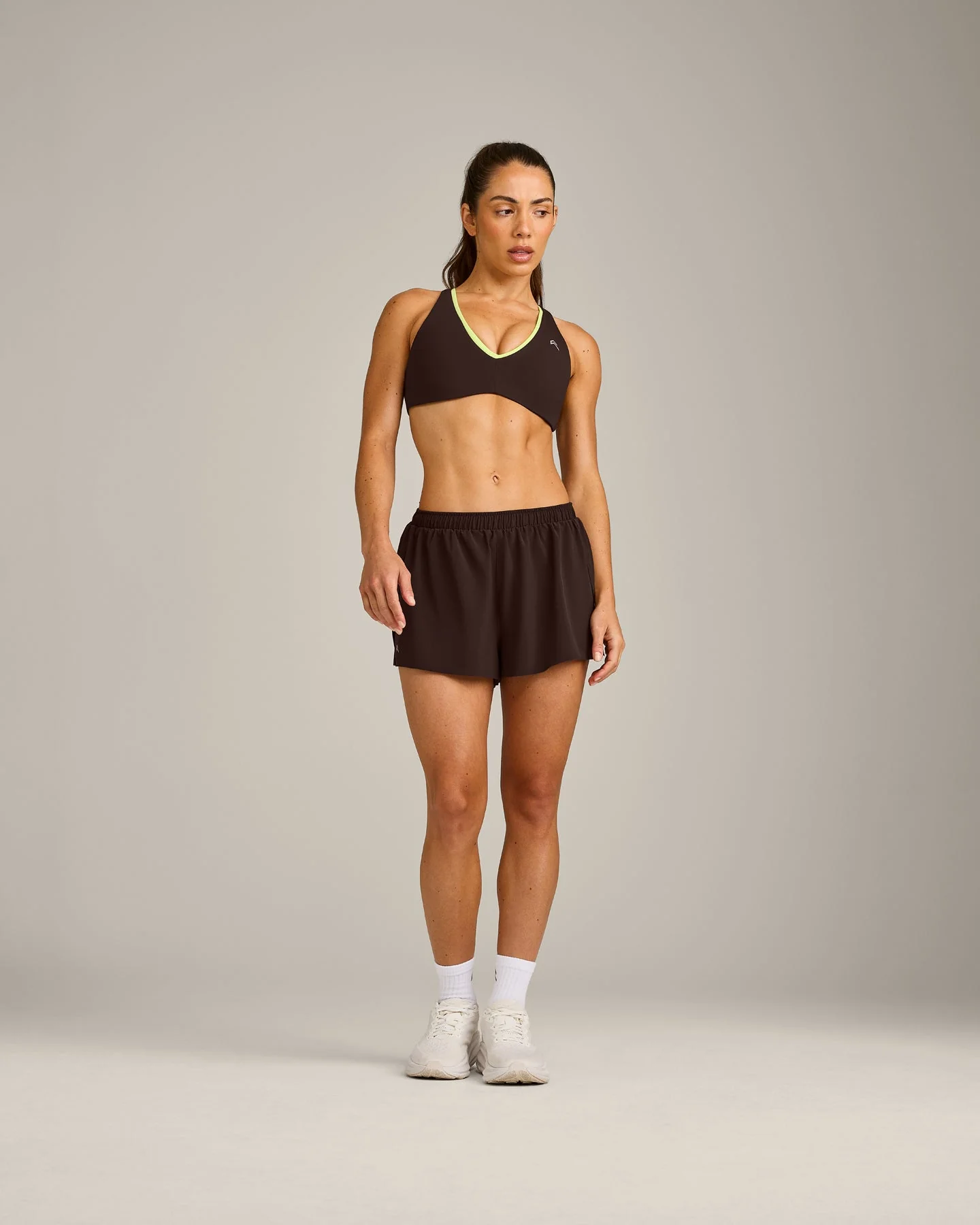 AirMove™ Lined Shorts 2" with Pocket New Branding | 70% Cocoa - Image 3