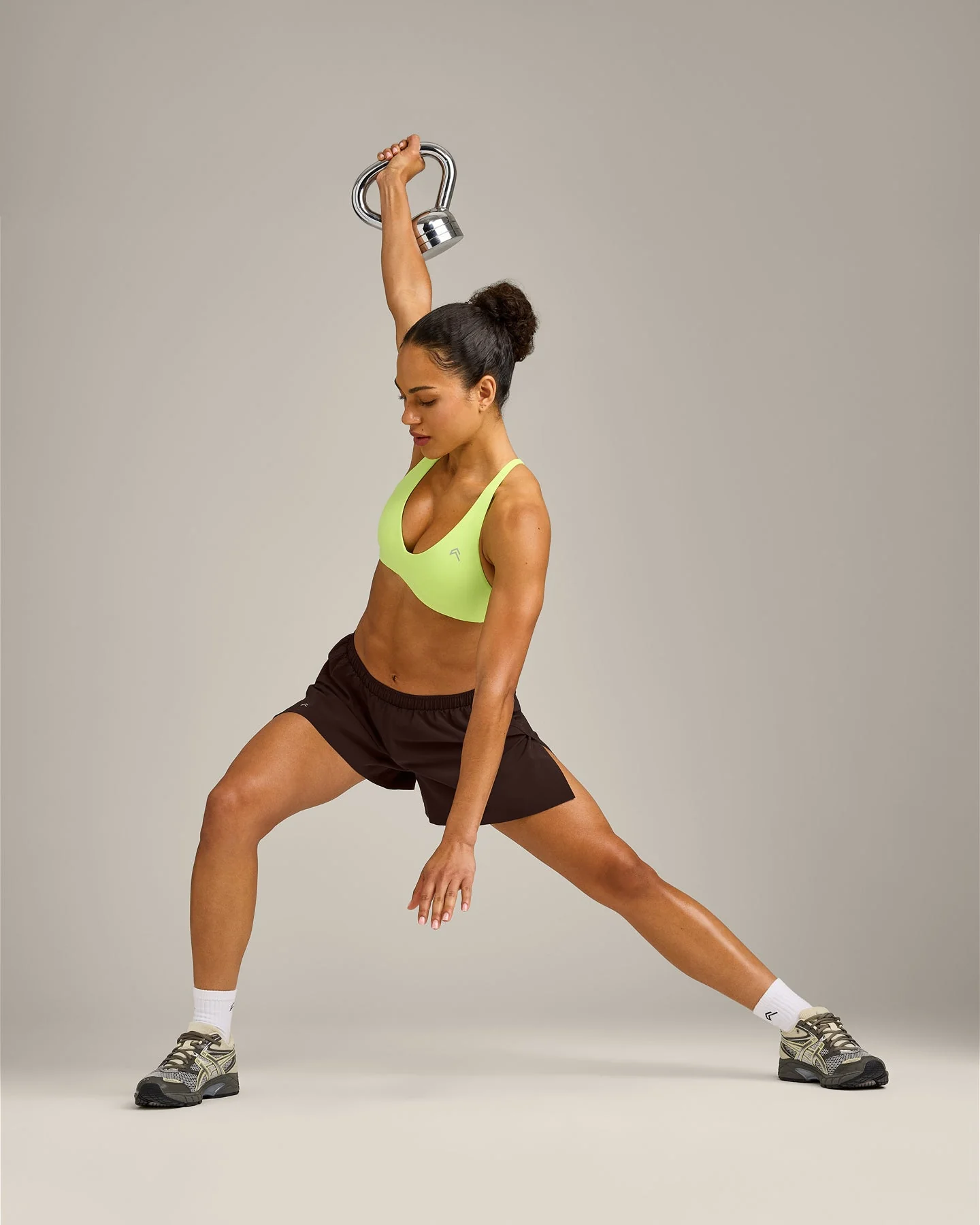 AirMove™ Lined Shorts 4" with Pocket New Branding | 70% Cocoa - Image 3
