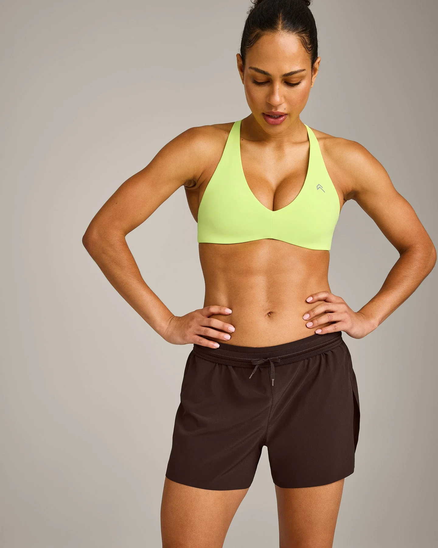 AirMove™ Lined Shorts 4" with Pocket New Branding | 70% Cocoa - Image 4