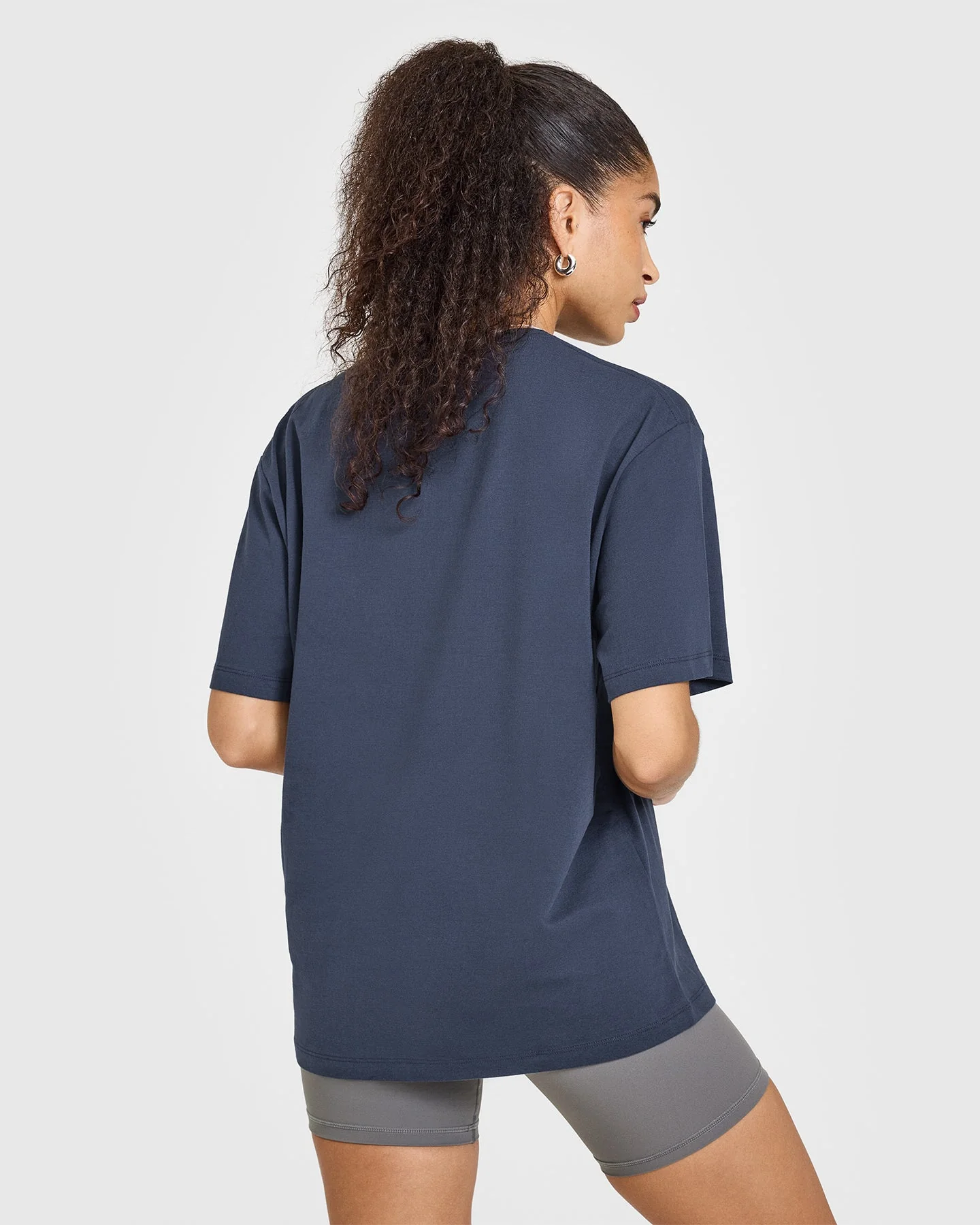 Classic Oversized Lightweight T-Shirt | True Blue - Image 2