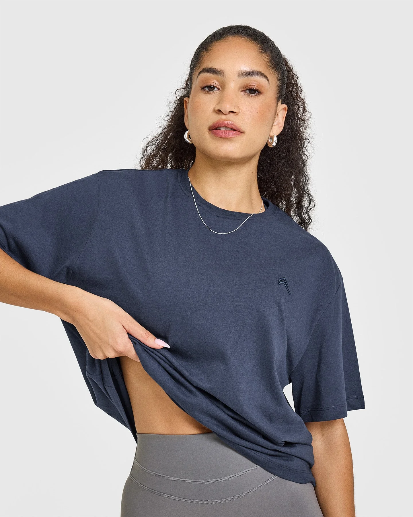 Classic Oversized Lightweight T-Shirt | True Blue - Image 4