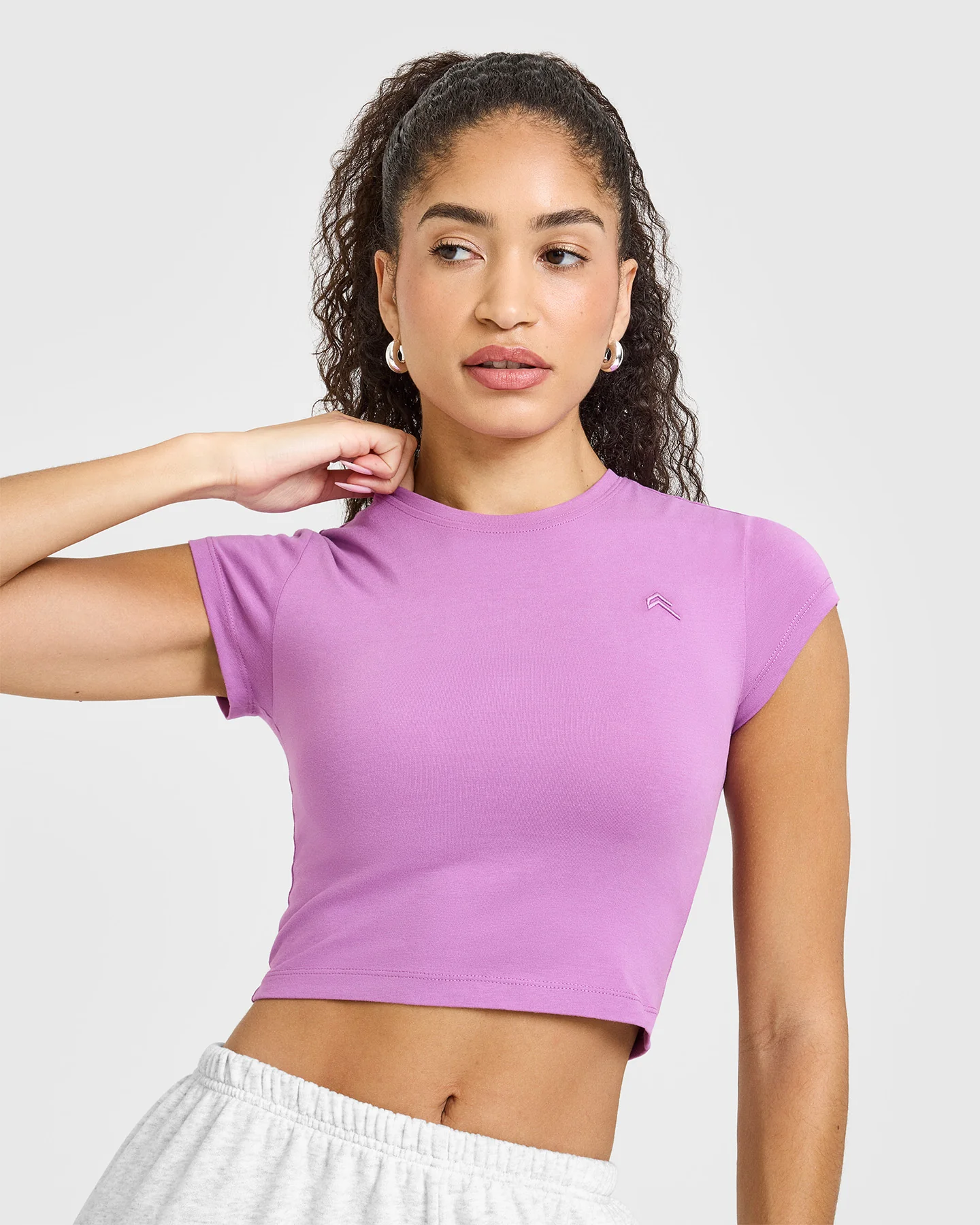 Cotton Icon Baby T-Shirt | Orchid Purple - Image 5