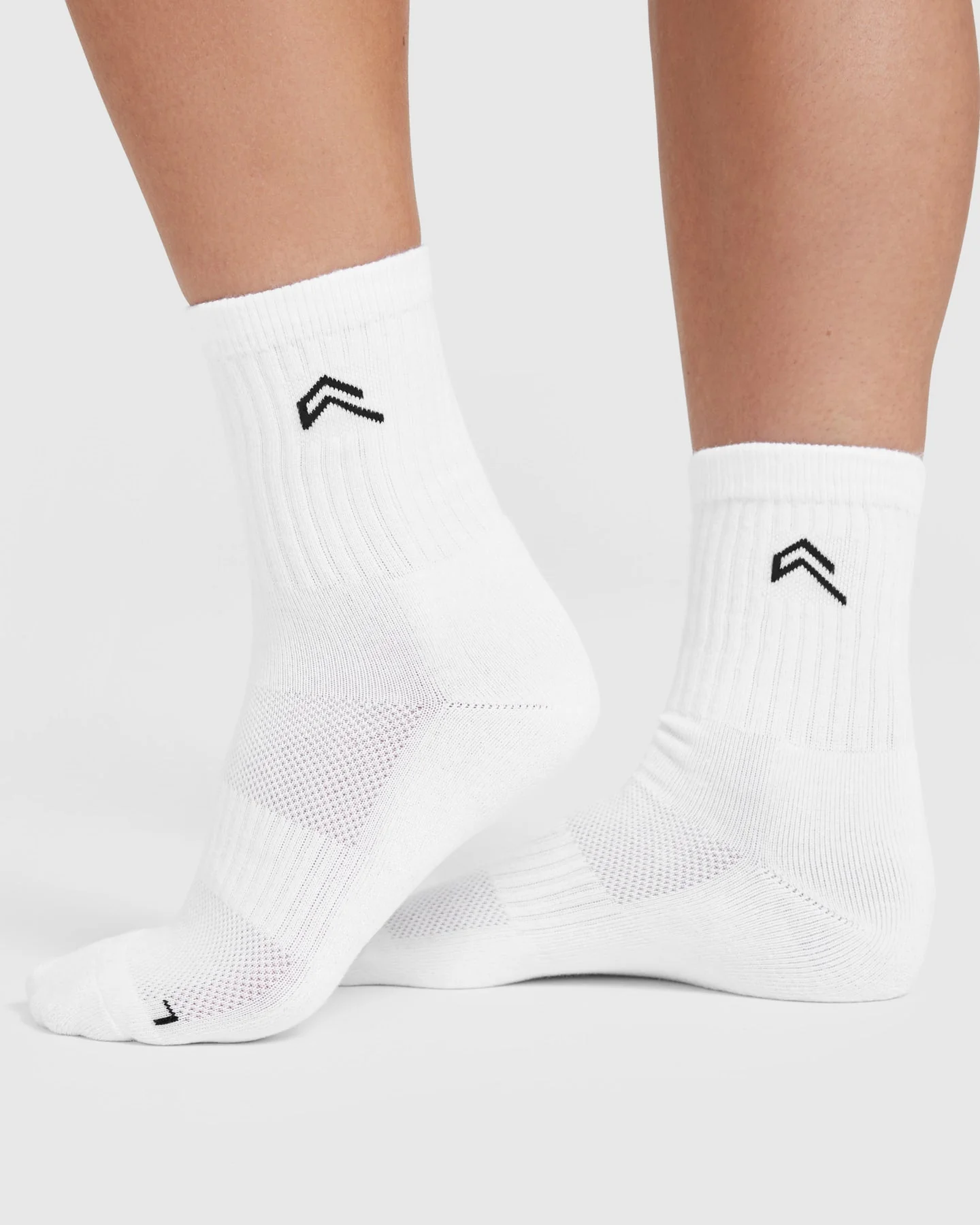 Crew Socks 3 Pack | White/Black - Image 2