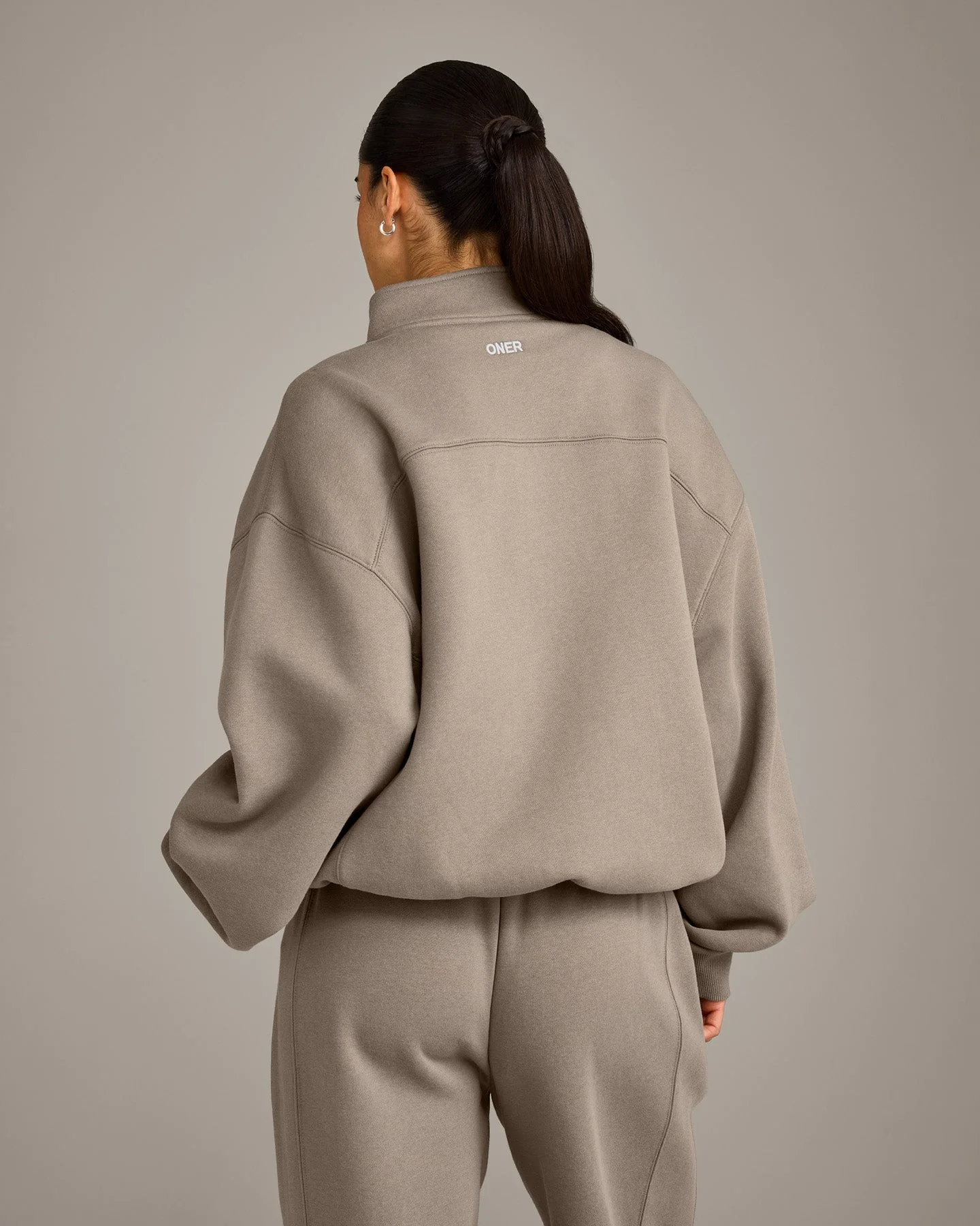 Foundations Cosy 1/4 Zip Sweatshirt | Minky - Image 6