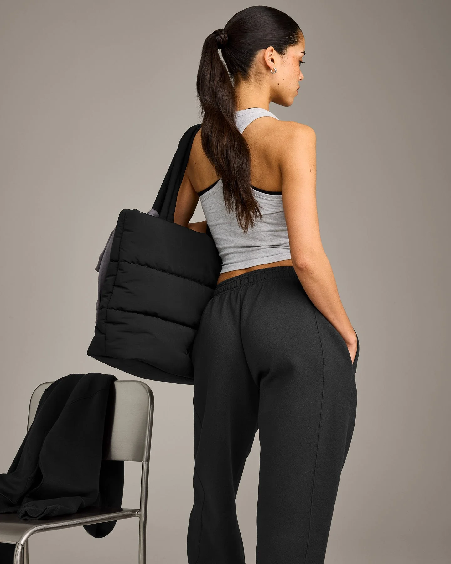 Foundations Cosy Joggers | Soft Black - Image 2