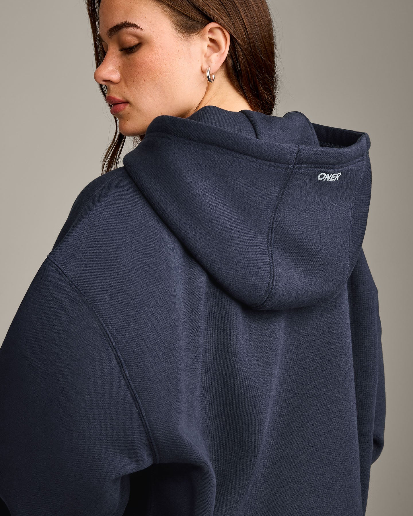 Foundations Cosy Oversized Hoodie | True Blue - Image 4