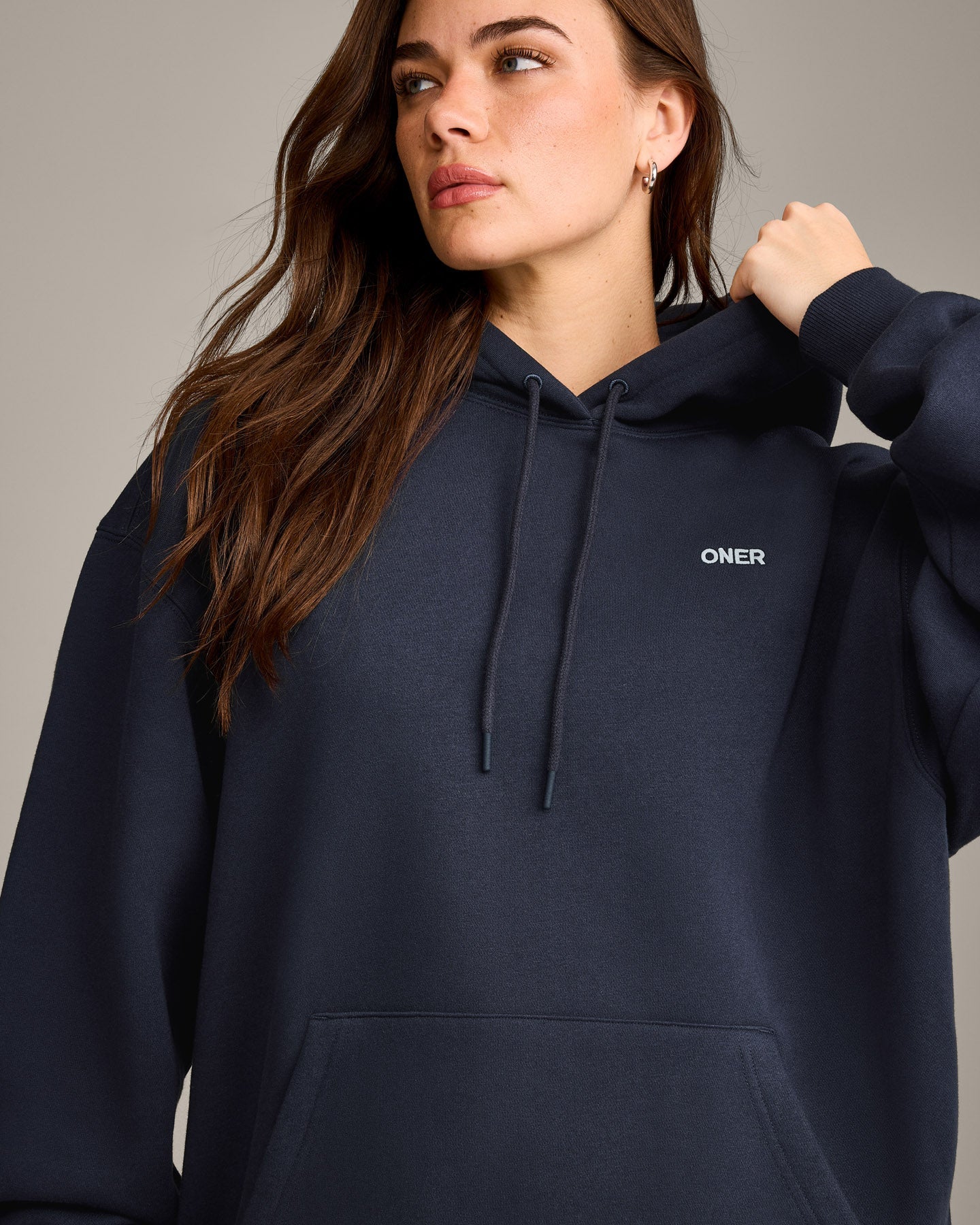 Foundations Cosy Oversized Hoodie | True Blue - Image 5