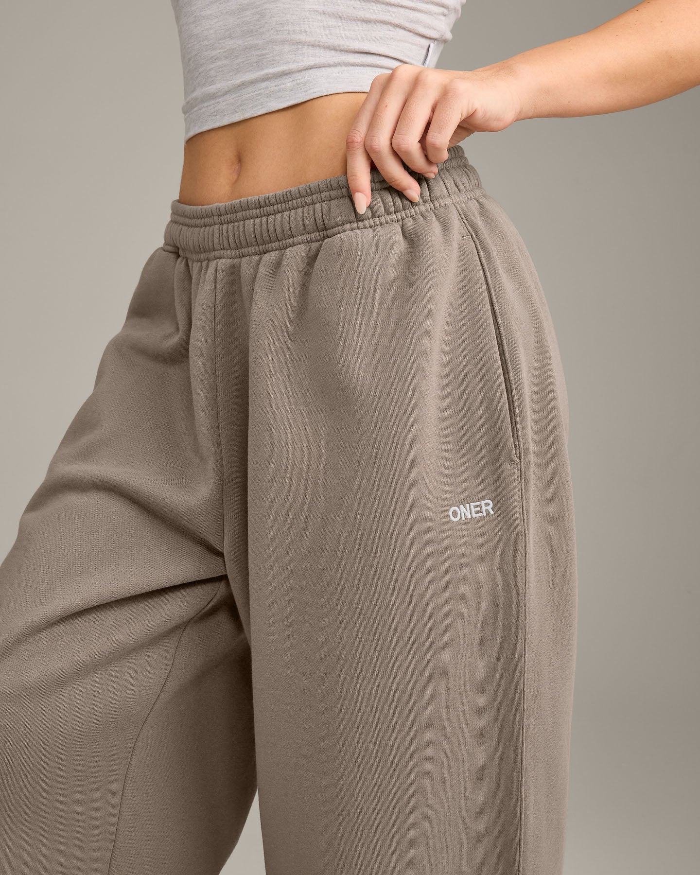 Foundations Cosy Oversized Straight Leg Joggers | Minky - Image 2