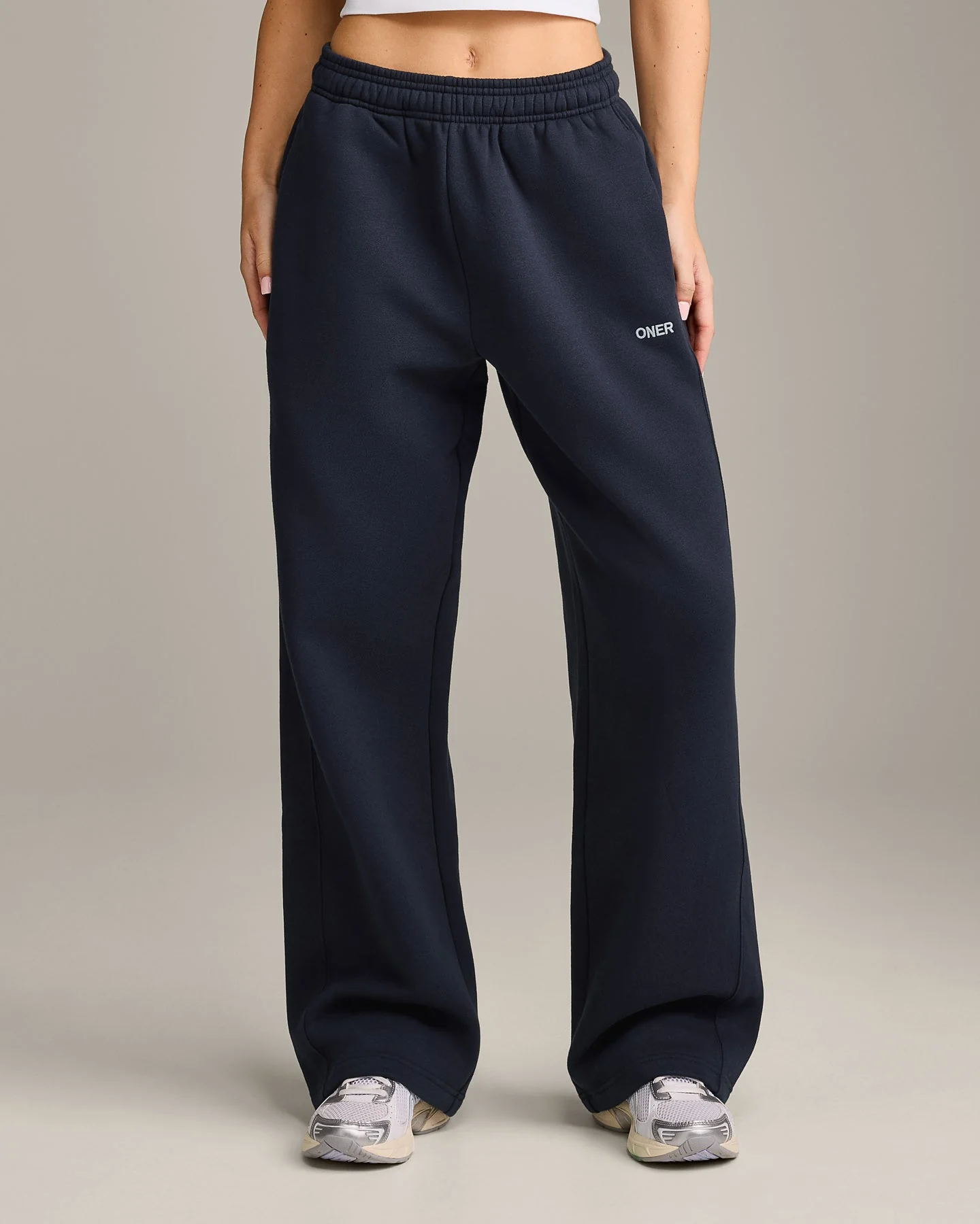 Foundations Cosy Straight Leg Joggers | True Blue