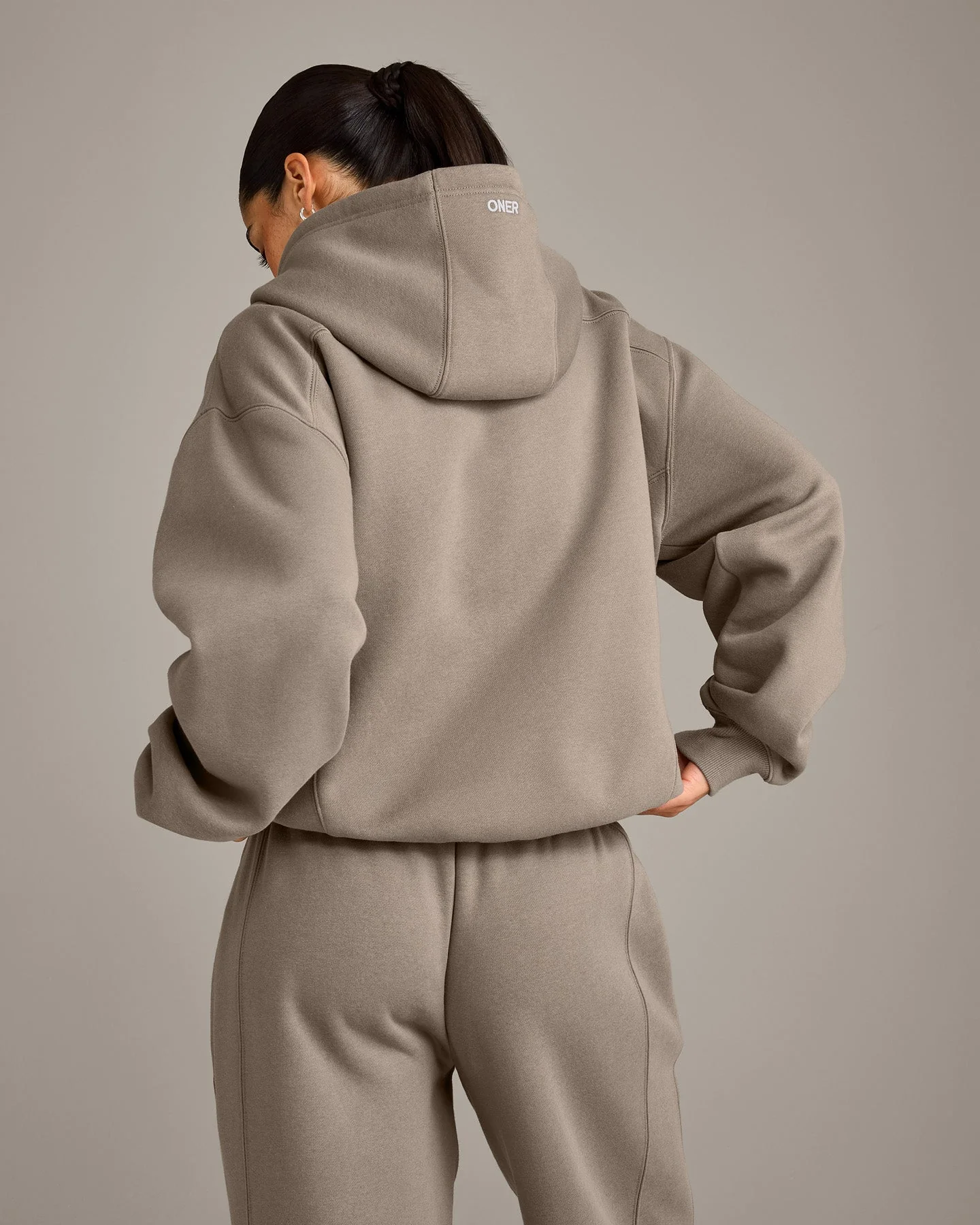 Foundations Cosy Zip Through Hoodie | Minky - Image 2