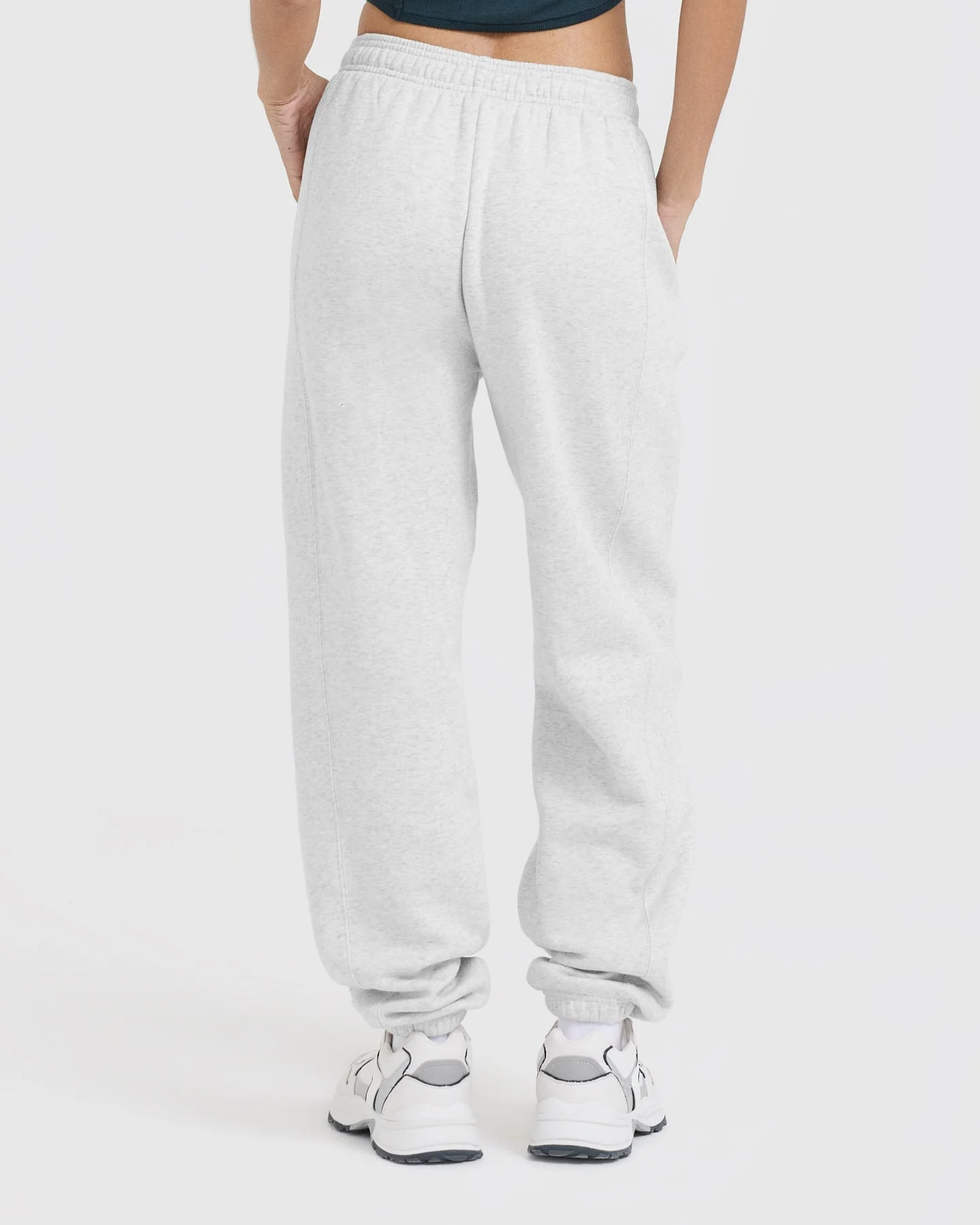 Foundations Joggers | Light Grey Marl - Image 2
