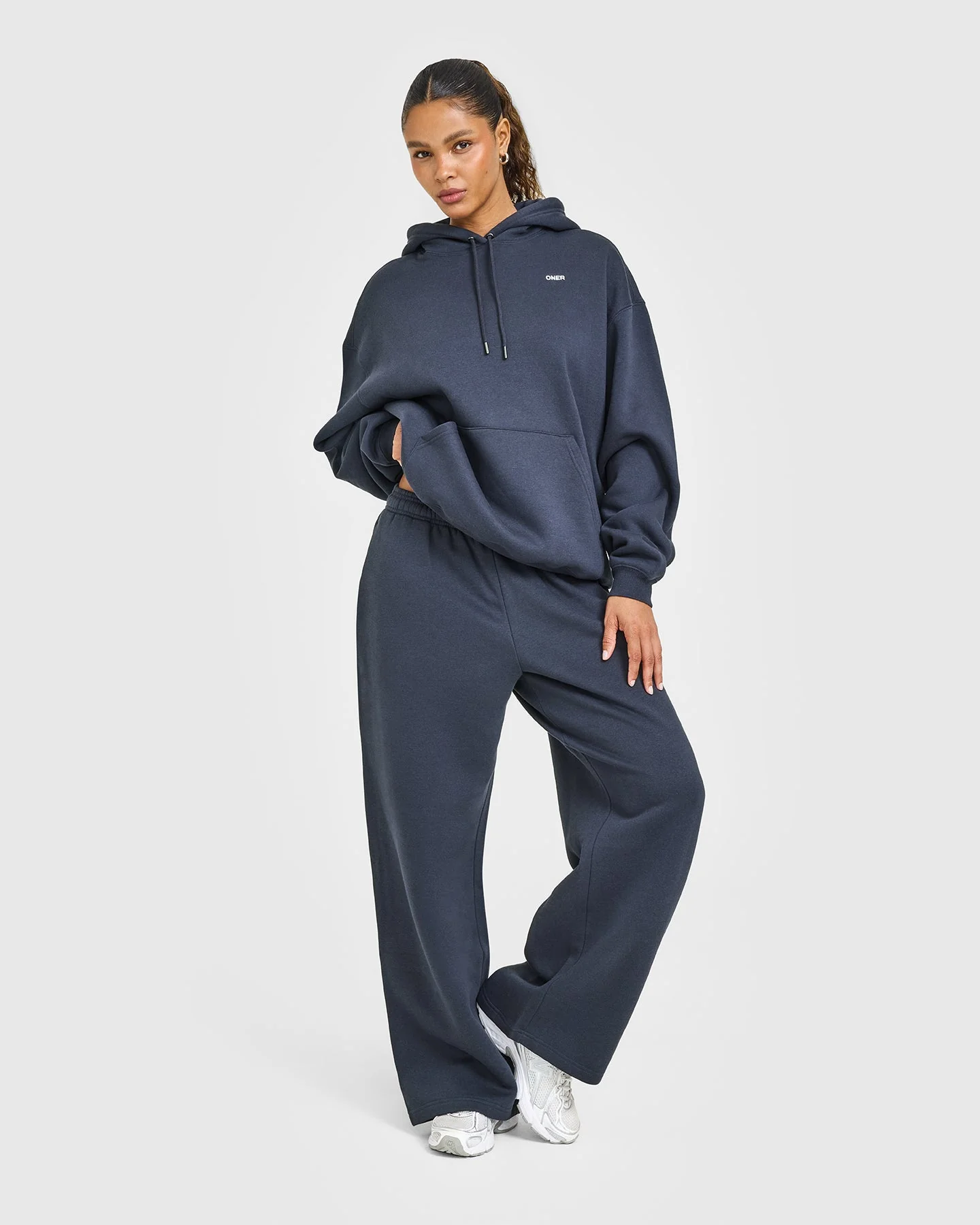 Foundations Oversized Hoodie | True Blue - Image 2