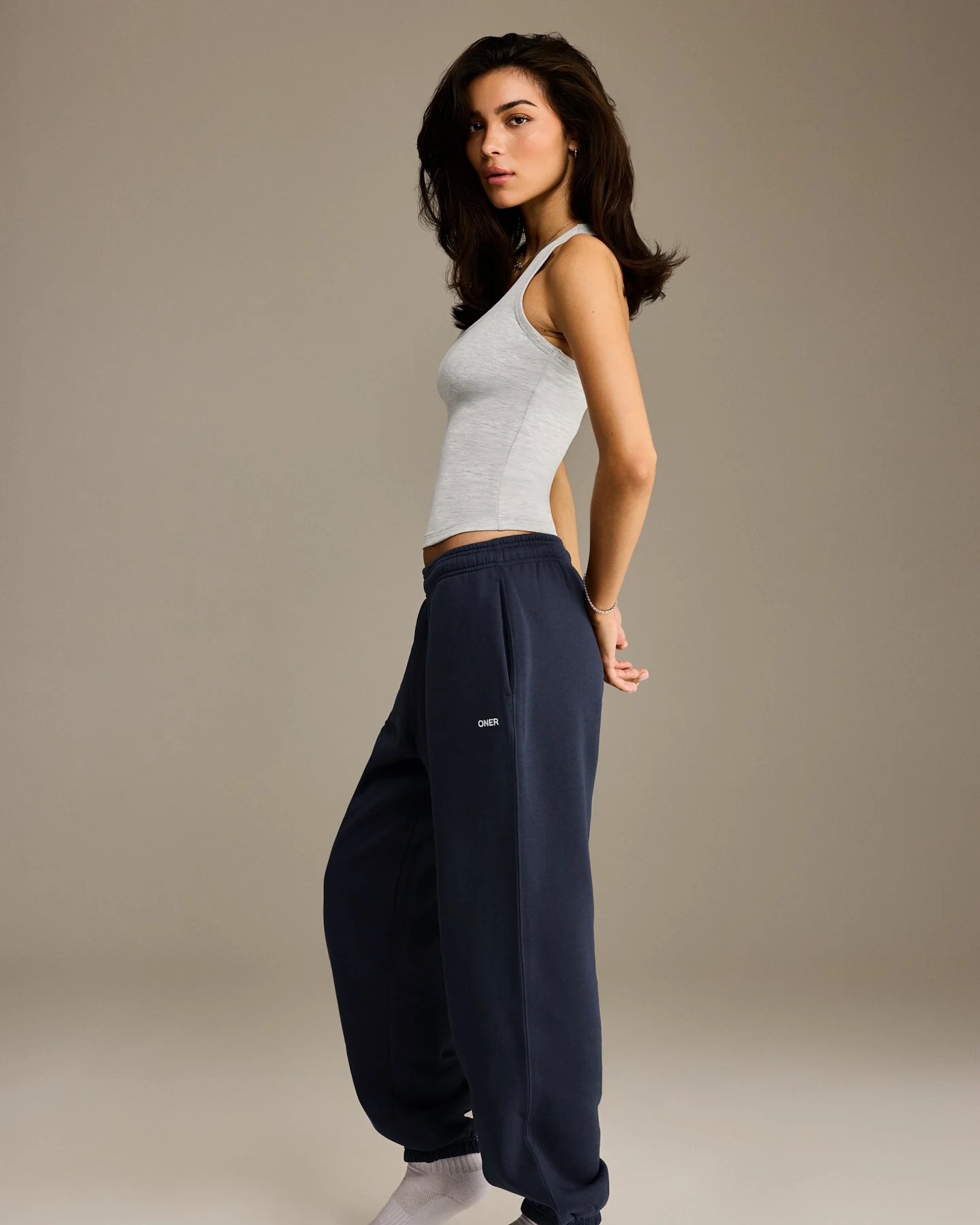 Foundations Oversized Joggers | True Blue - Image 2