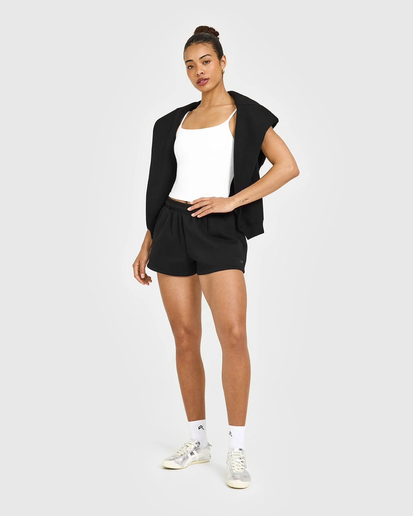 Foundations Oversized Shorts | Black - Image 3