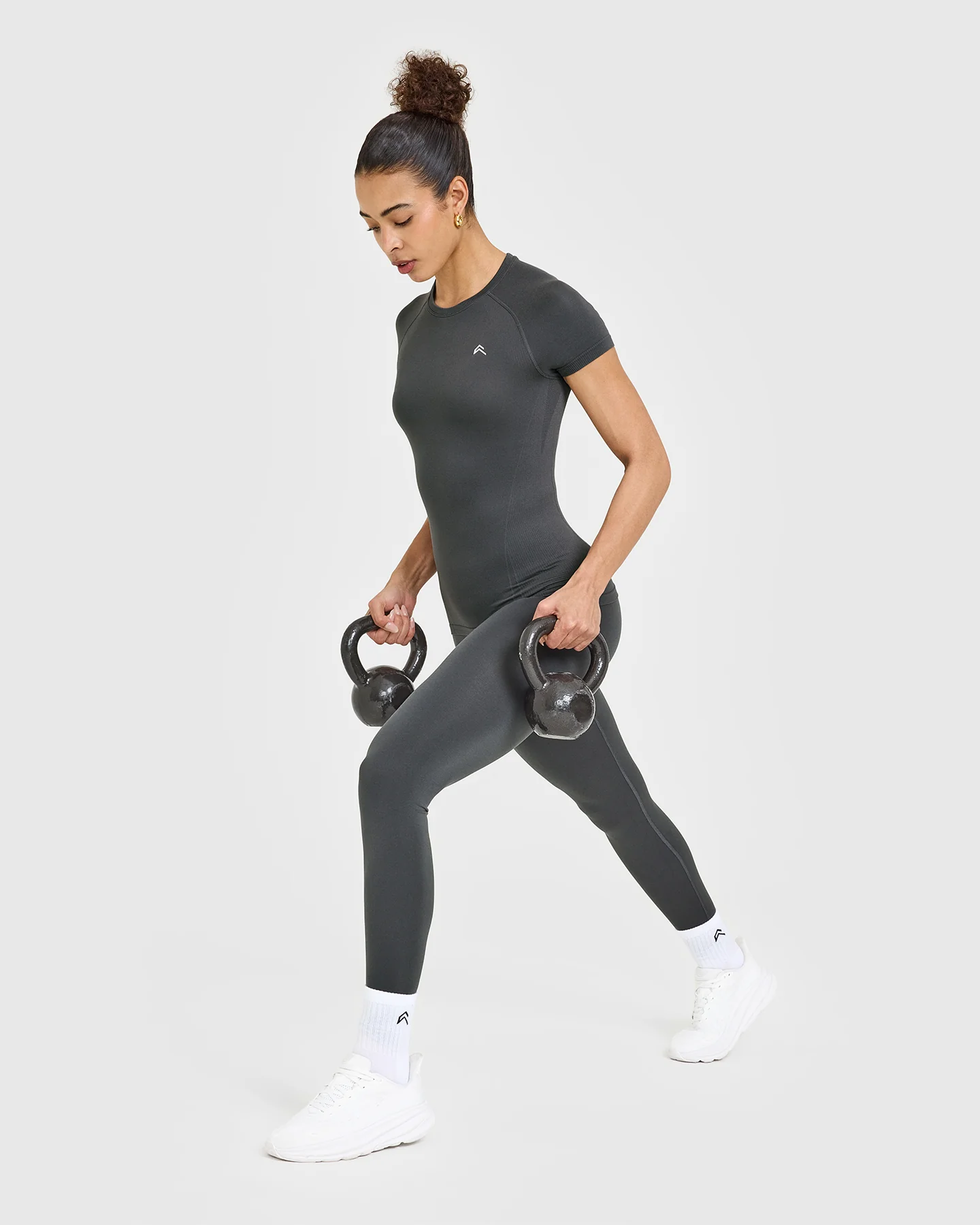 Go To Seamless Fitted Top | Coal - Image 3