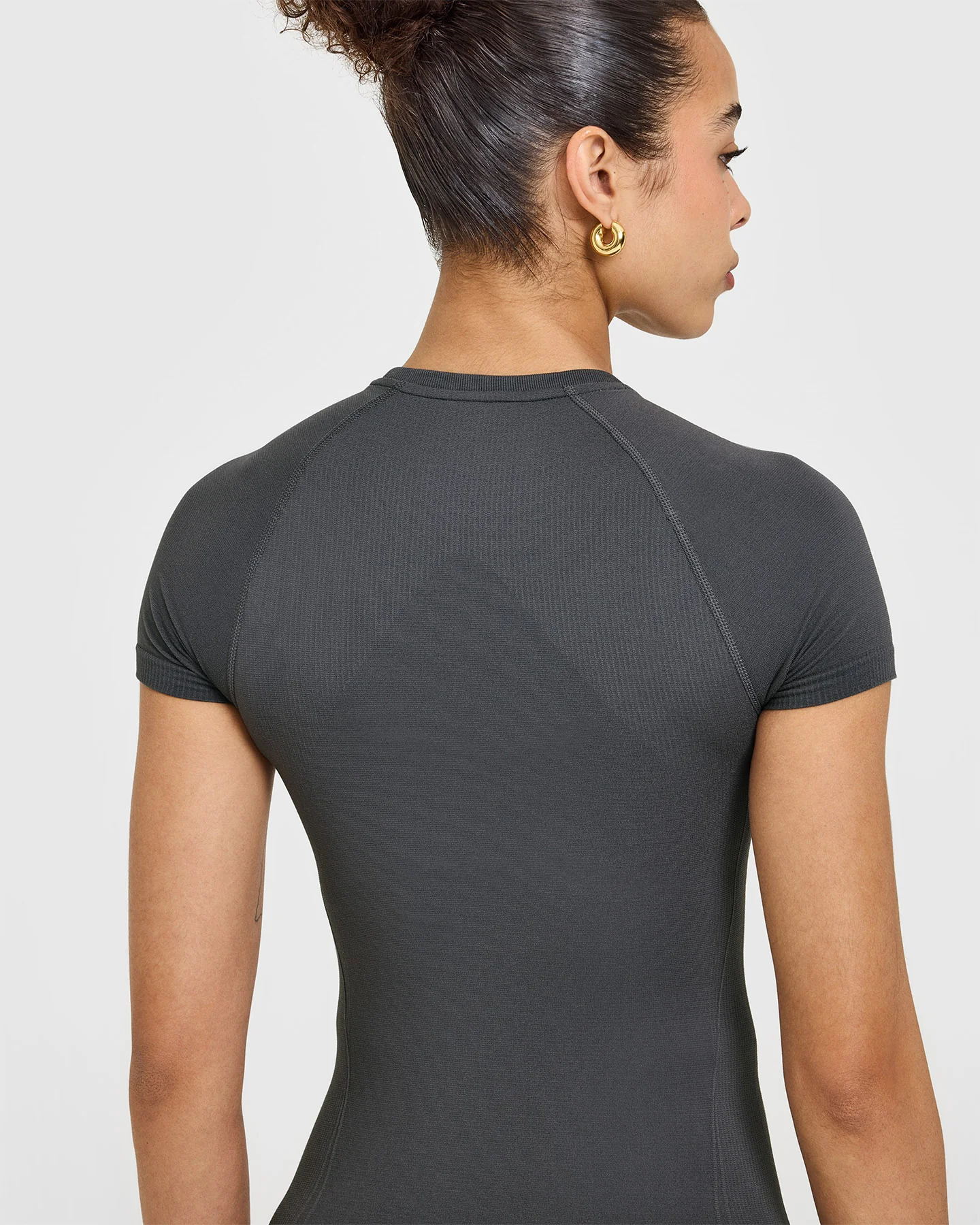 Go To Seamless Fitted Top | Coal - Image 4