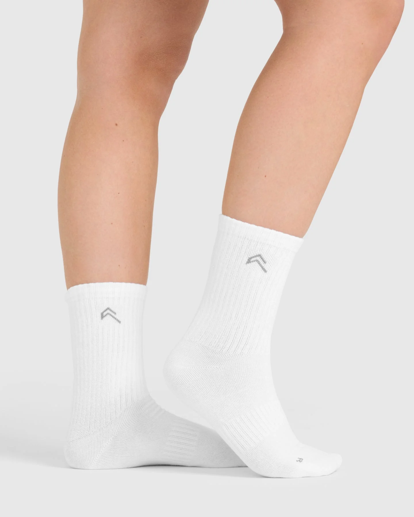 Lightweight Crew Socks 3 Pack | White - Image 2