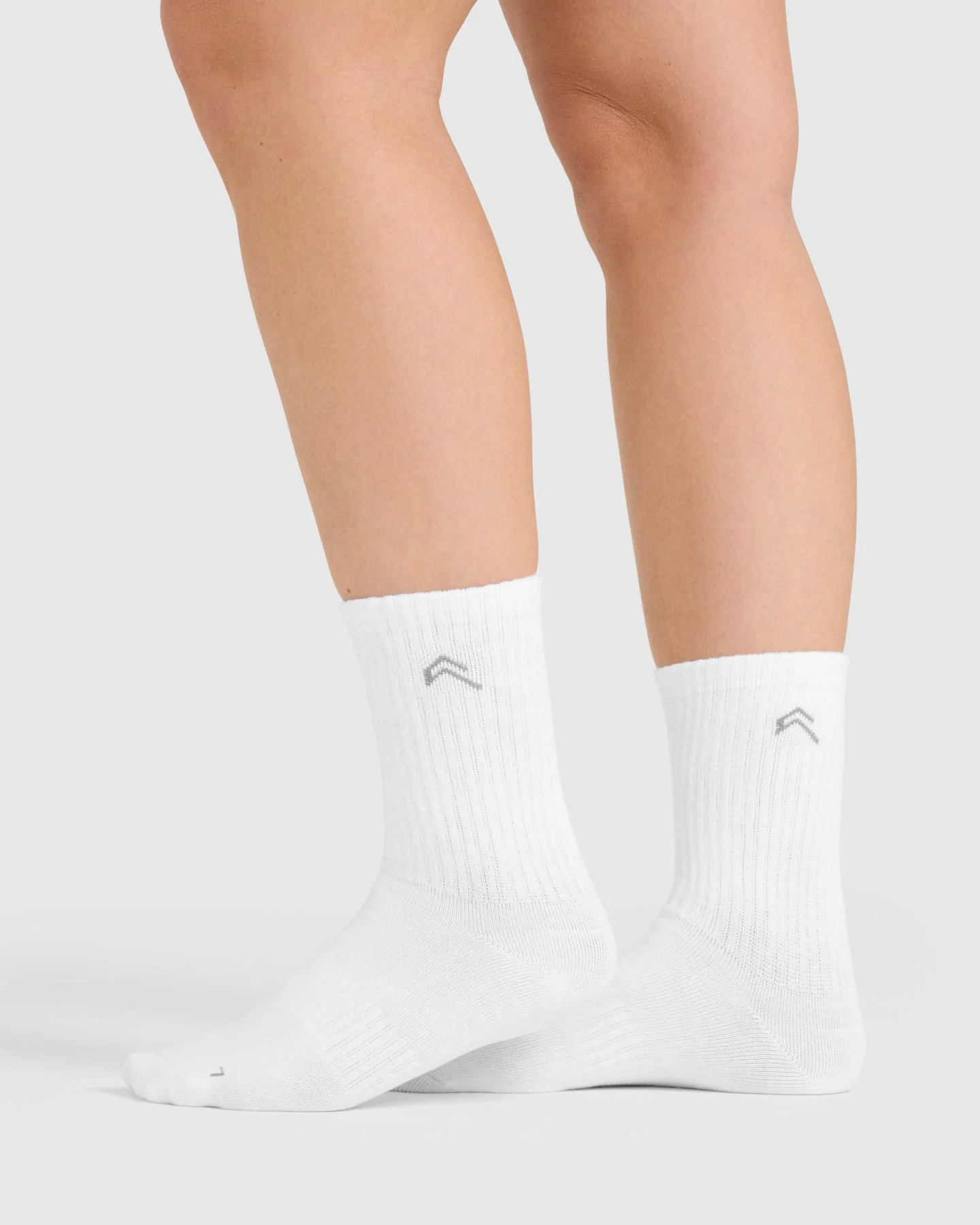 Lightweight Crew Socks 3 Pack | White - Image 3