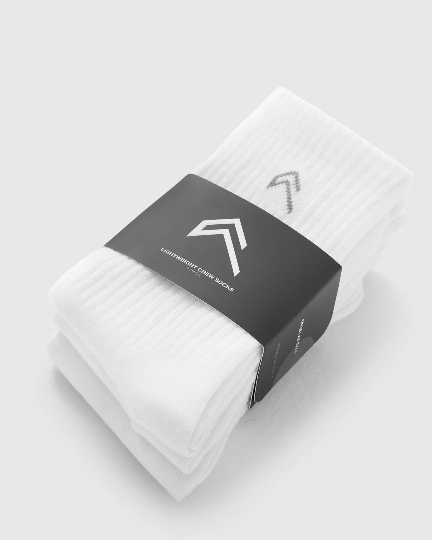 Lightweight Crew Socks 3 Pack | White - Image 5