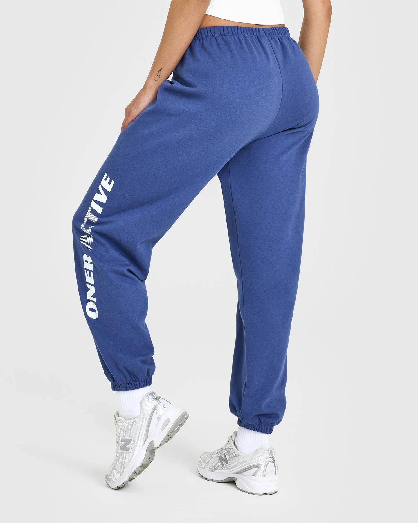 Lightweight Graphic Joggers | Shadow Blue - Image 2