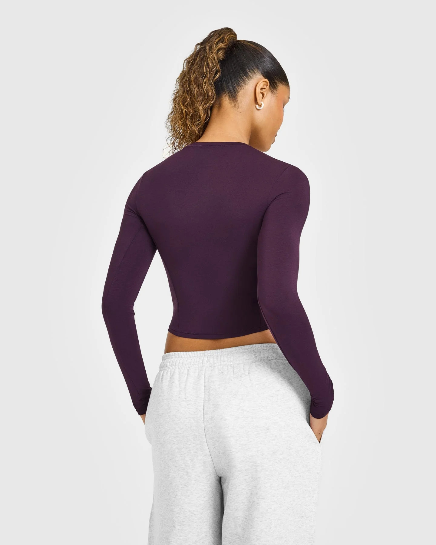 Mellow™ Soft Mid Long Sleeve Top | Blackberry Purple - Image 5