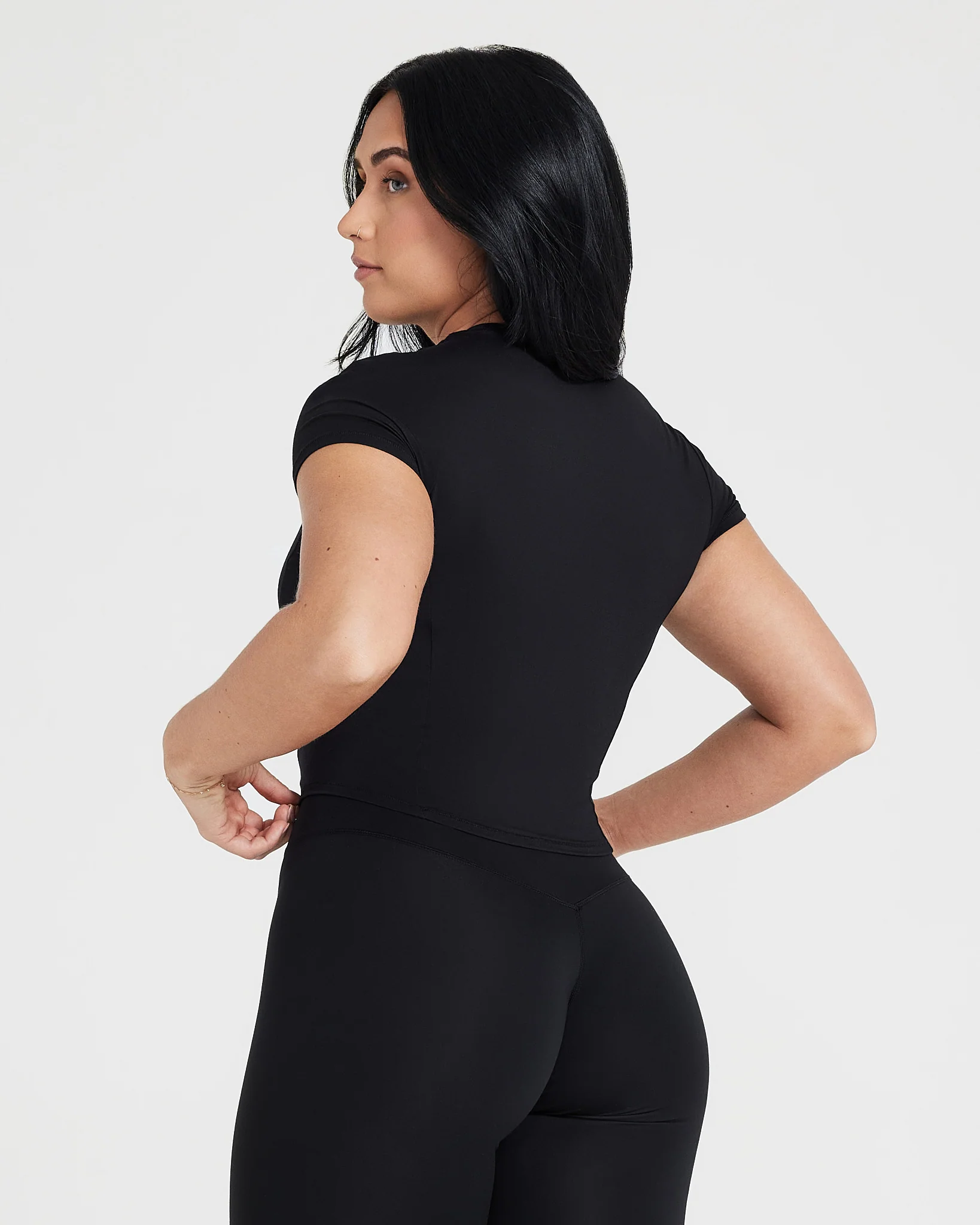 Mellow™ Soft Mid Short Sleeve T-Shirt | Black - Image 2