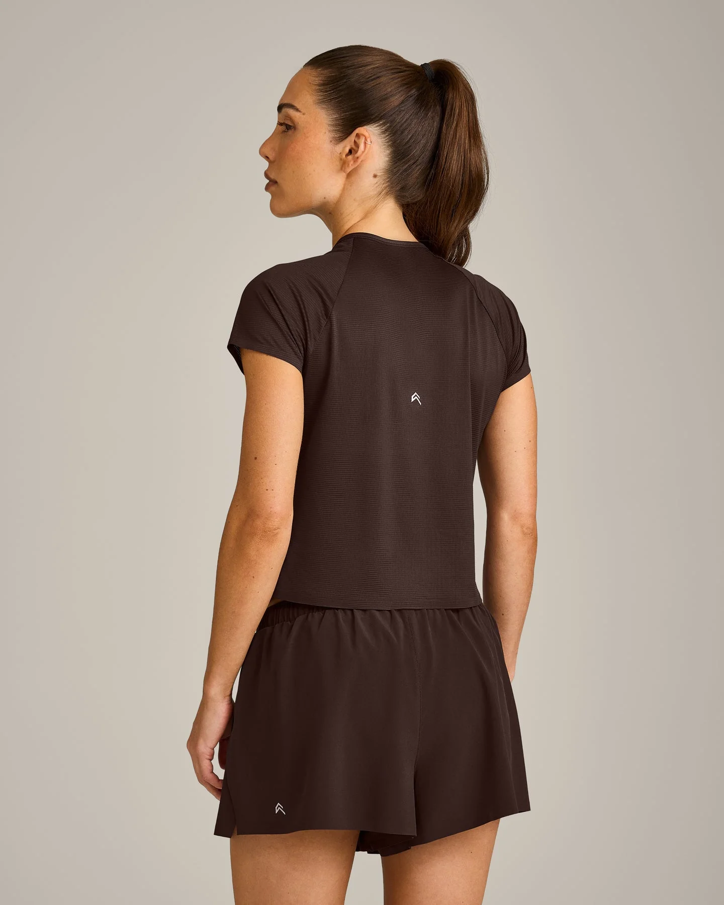 PrecisionMove™ Short Sleeve Top | 70% Cocoa - Image 5