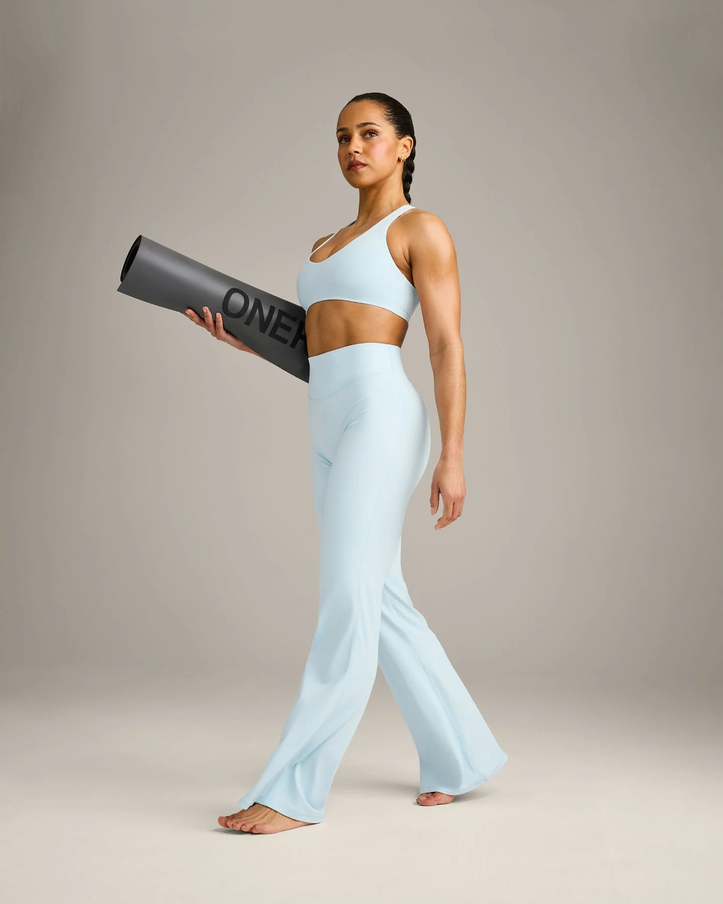 SoftMotion™ Flared Bottoms with Grey Logo | Cloud Blue - Image 3