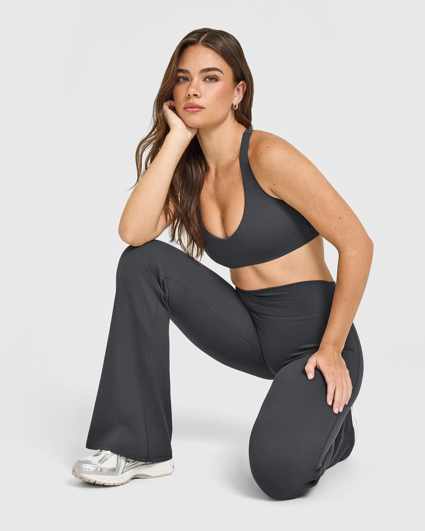 SoftMotion™ Flared Bottoms with White Logo | Coal - Image 6