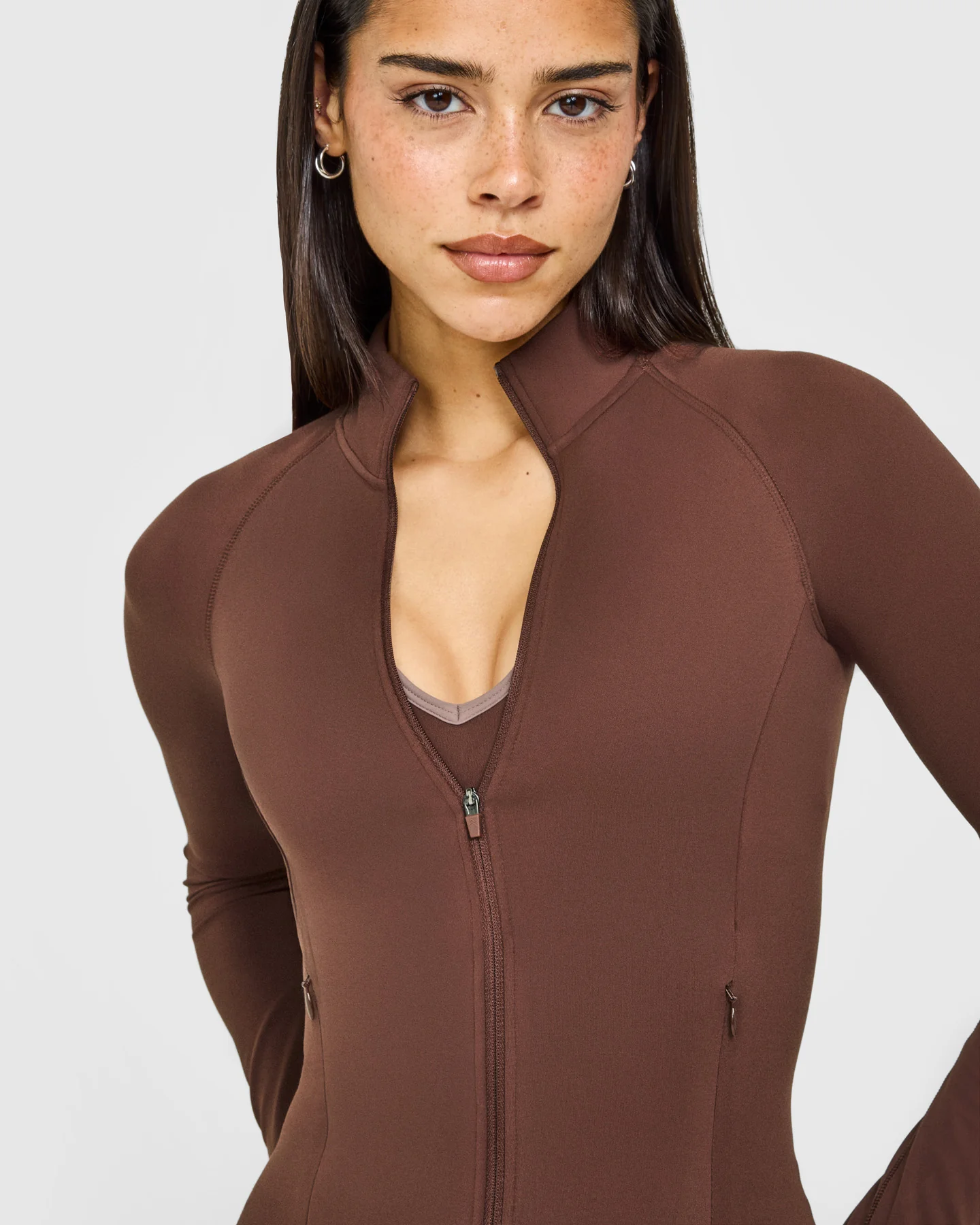 SoftMotion⢠Jacket with White Logo | Espresso Brown - Image 4