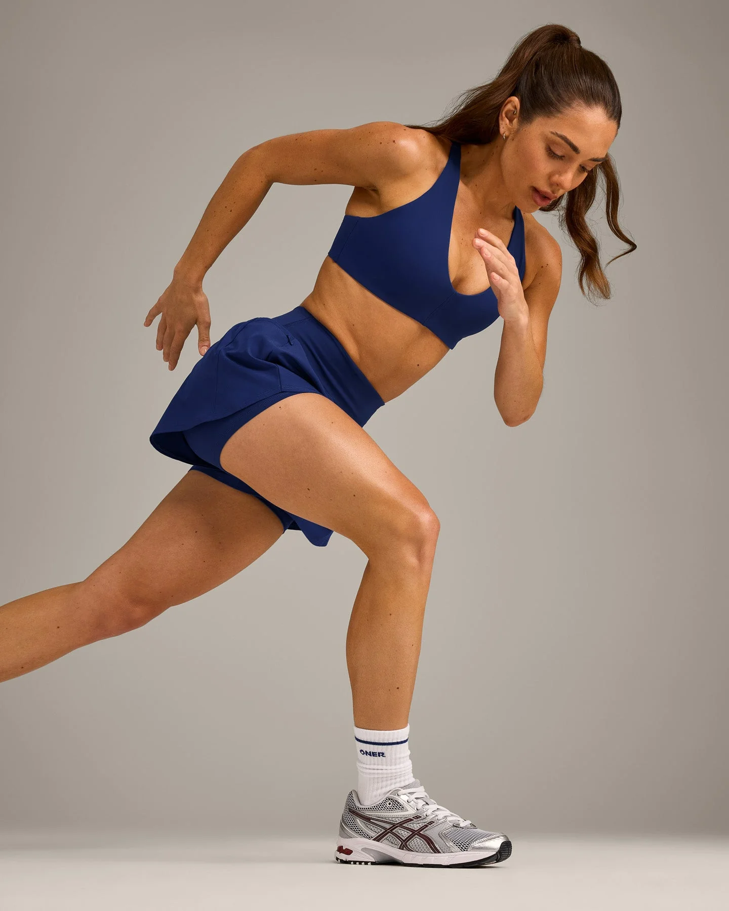 UnifiedMove™ Double Layer Shorts 5" with Reflective Logo | Varsity Blue - Image 6