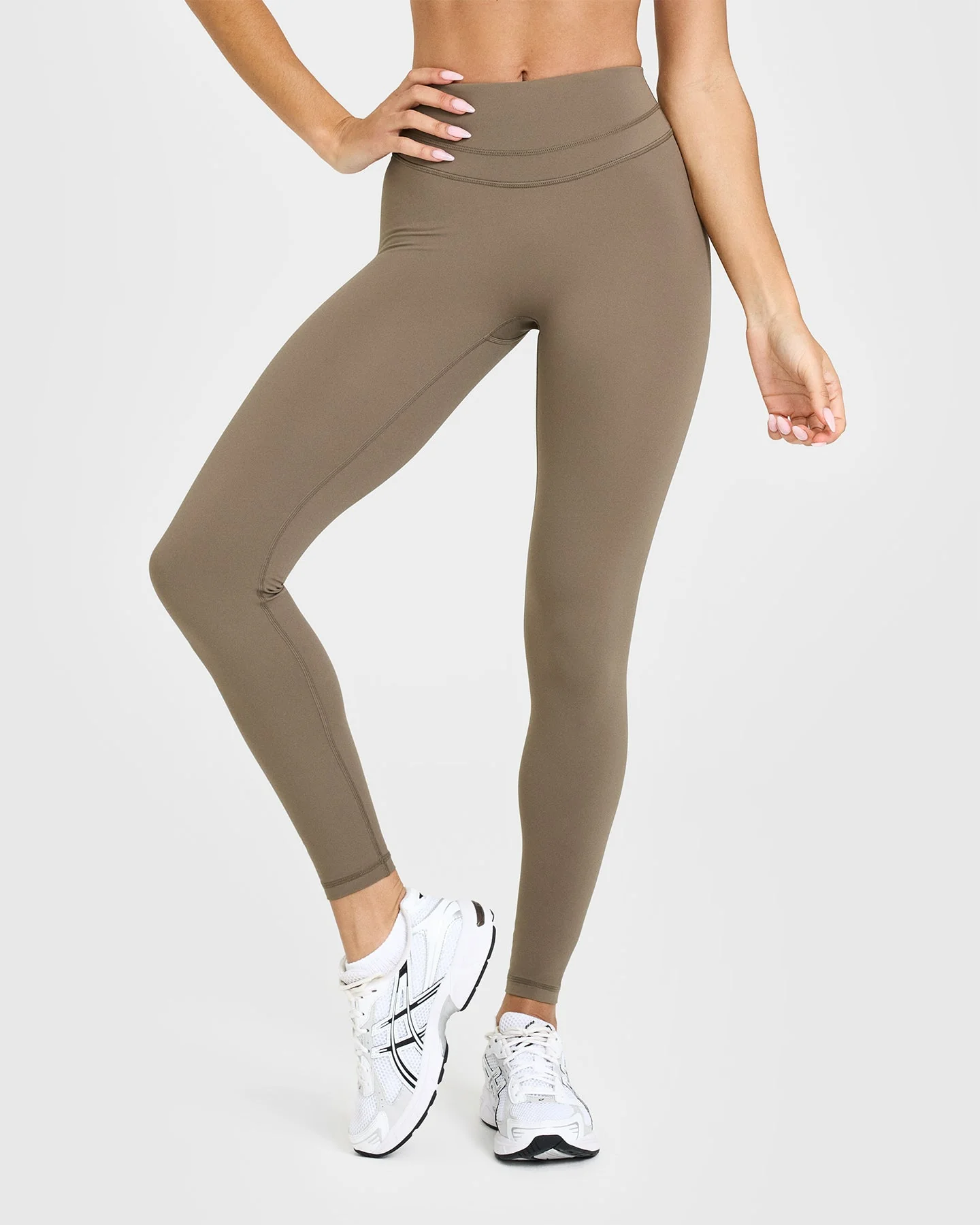 UnifiedMove™ High Waisted Leggings | Moss Brown - Image 2