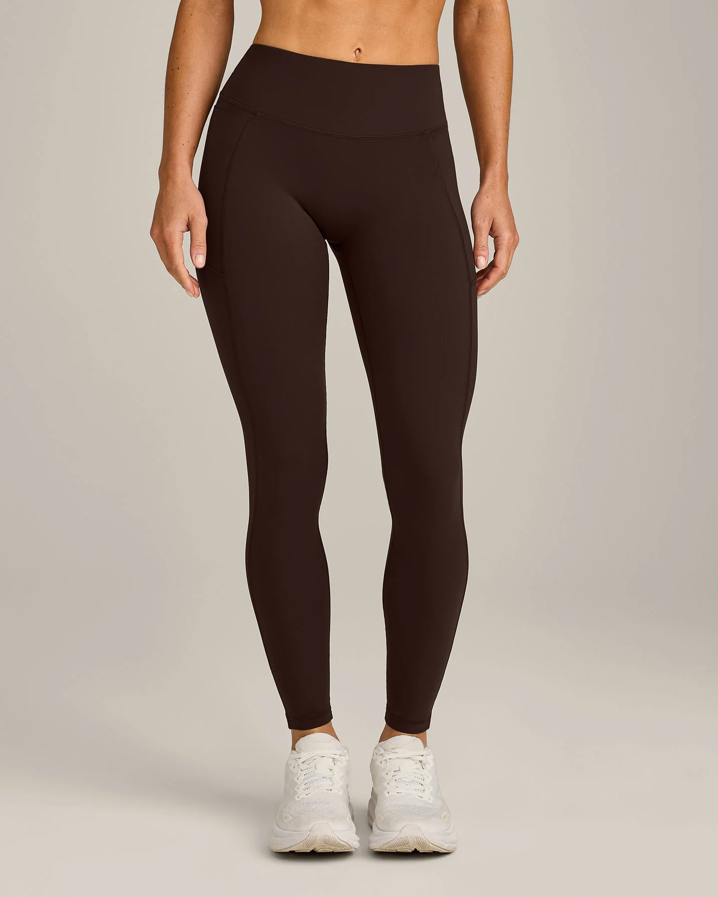 UnifiedMove™ Pocket Leggings with Bonding with Reflective Logo | 70% Cocoa - Image 4
