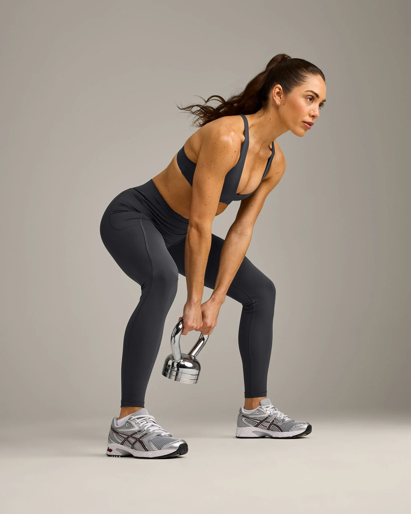 UnifiedMove™ Pocket Leggings with Bonding with Reflective Logo | Coal - Image 6