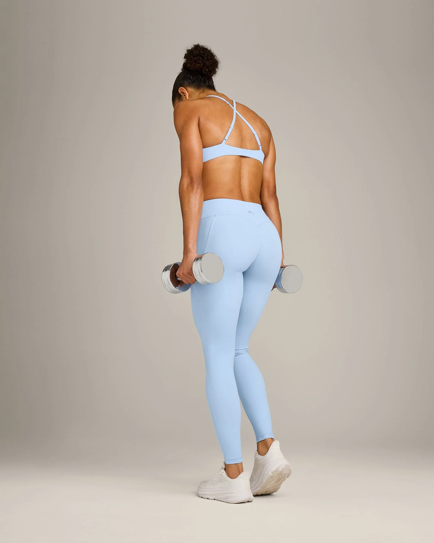 UnifiedMove™ Pocket Leggings with Bonding with Reflective Logo | Powdered Blue - Image 3